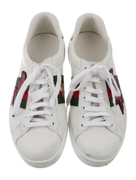 embroidered gucci shoes|gucci ace embroidered sneaker celebrity.